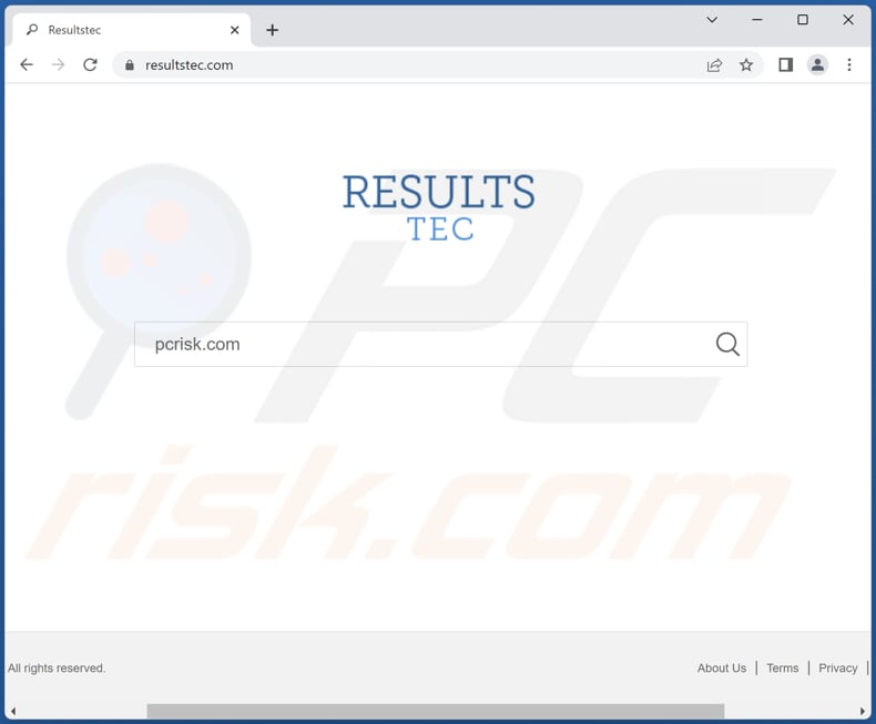resultstec.com browser hijacker