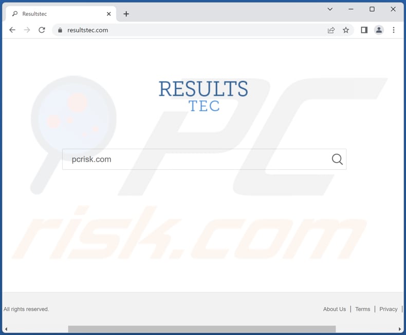 resultstec.com browser hijacker