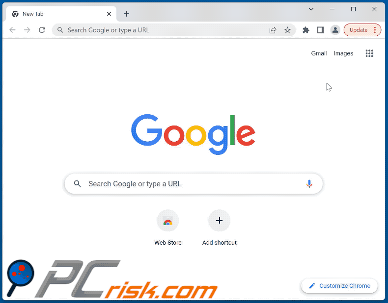 Ring browser hijacker preventing access to extensions list on Chrome