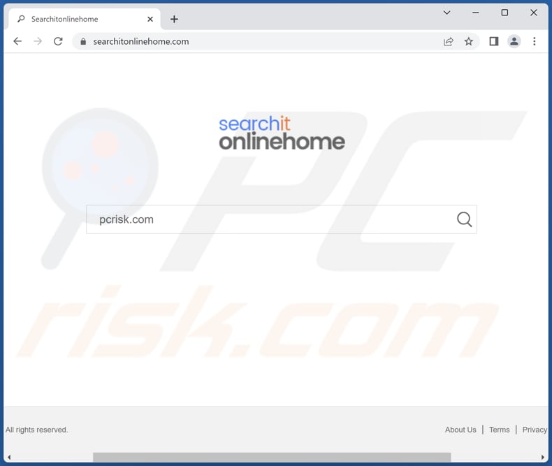 searchitonlinehome.com browser hijacker