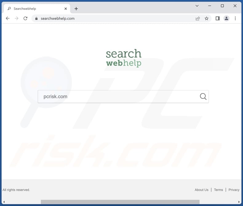 searchwebhelp.com browser hijacker