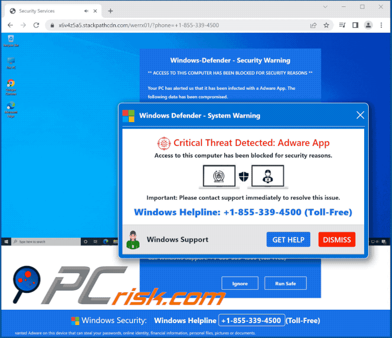 Critical Threat Detected: Adware App POP-UP Scam - Removal and recovery ...