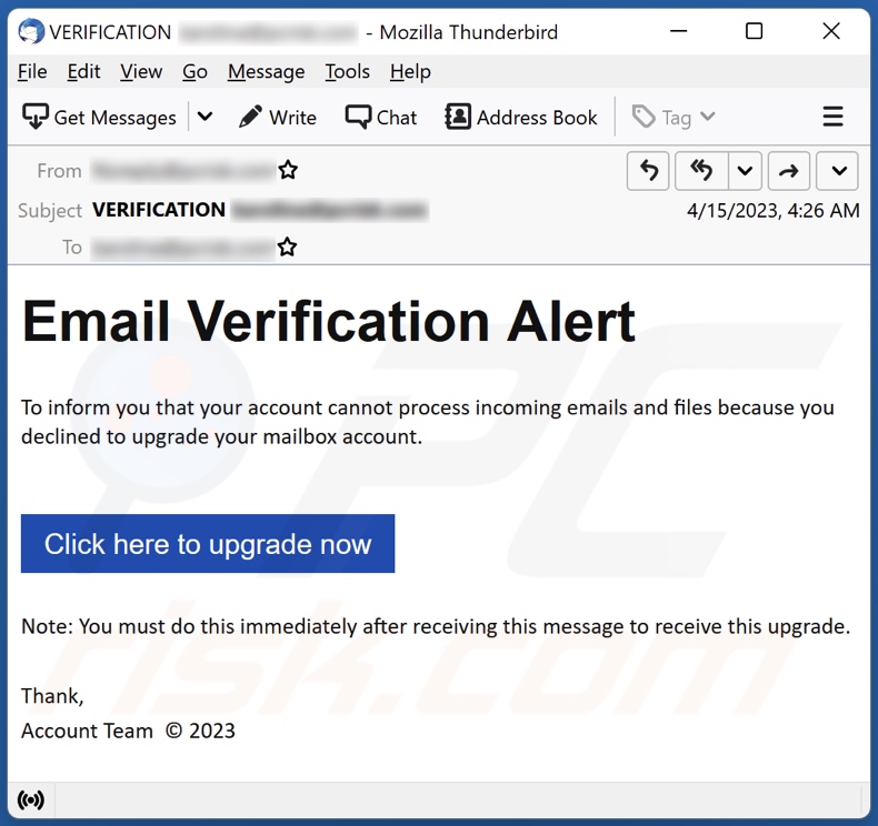 Verify Microsoft Account Email Scam - Removal and recovery steps (updated)