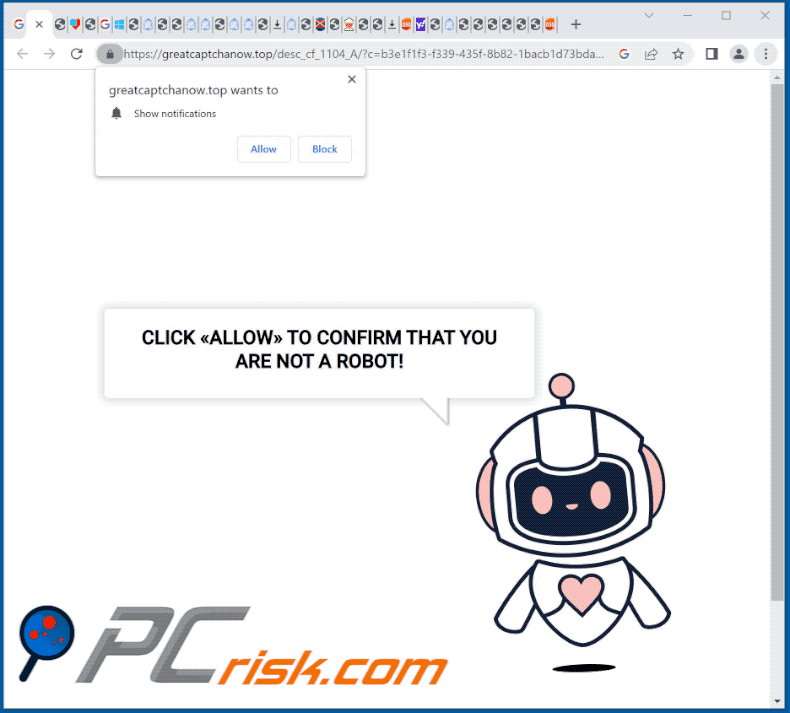 greatcaptchanow[.]top website appearance (GIF)
