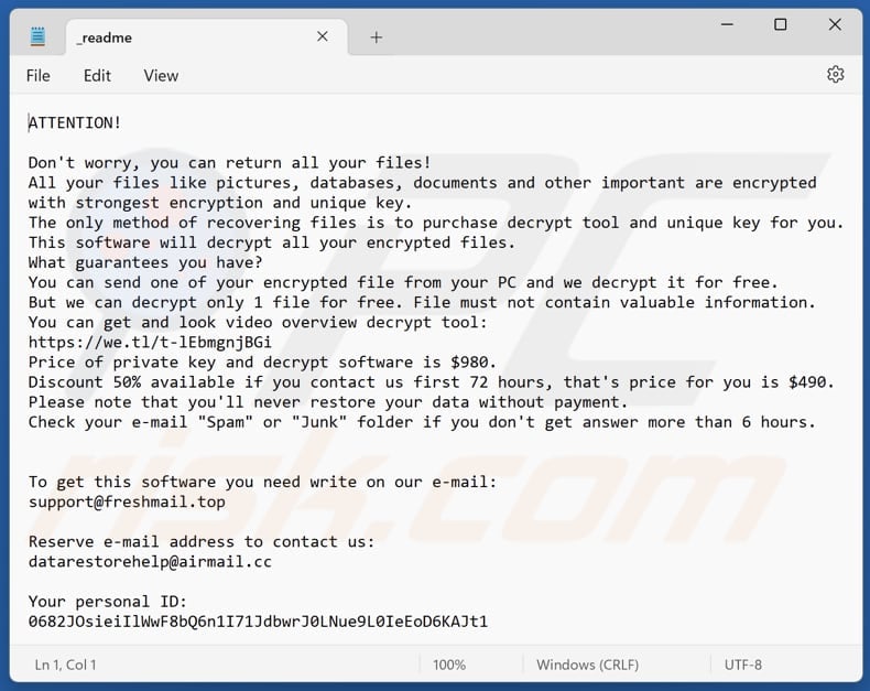 Kiop ransomware text file (_readme.txt)