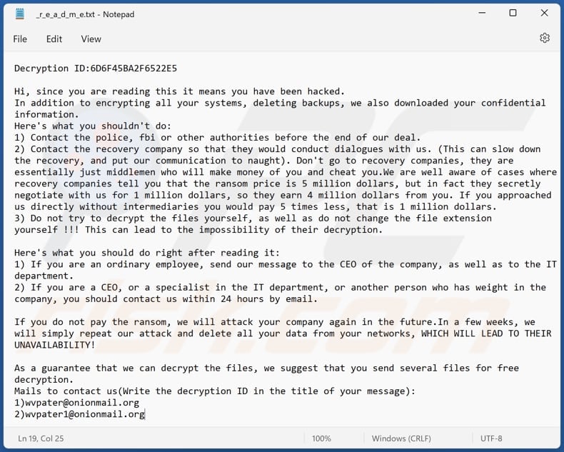 New Rorschach Ransomware: The Fastest Encryptor - SOCRadar
