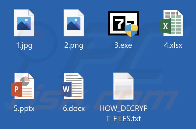 Files encrypted by SethLocker ransomware (no extension)