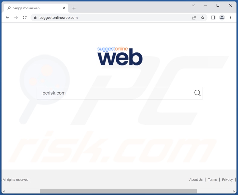 suggestonlineweb.com browser hijacker