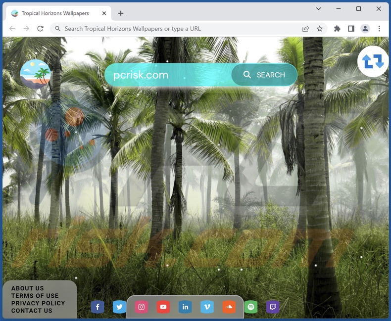 search.tropicalhorizonext.com browser hijacker