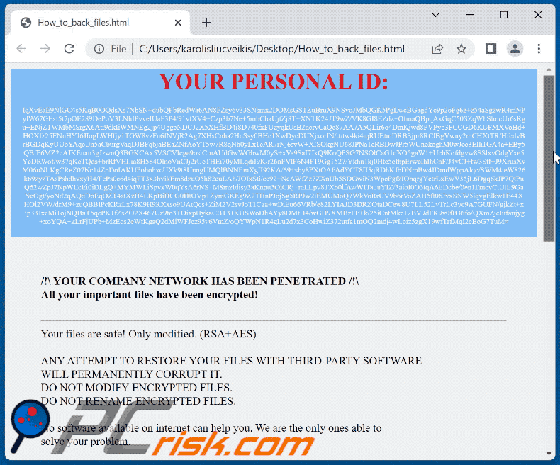 Itlock ransomware ransom note (How_to_back_files.html)