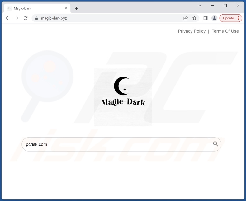 magic-dark.xyz browser hijacker