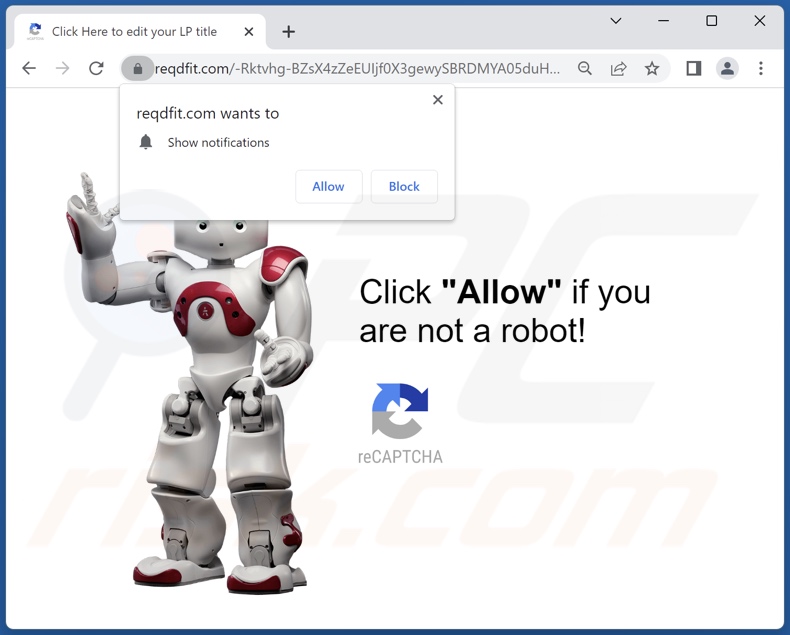 reqdfit[.]com pop-up redirects