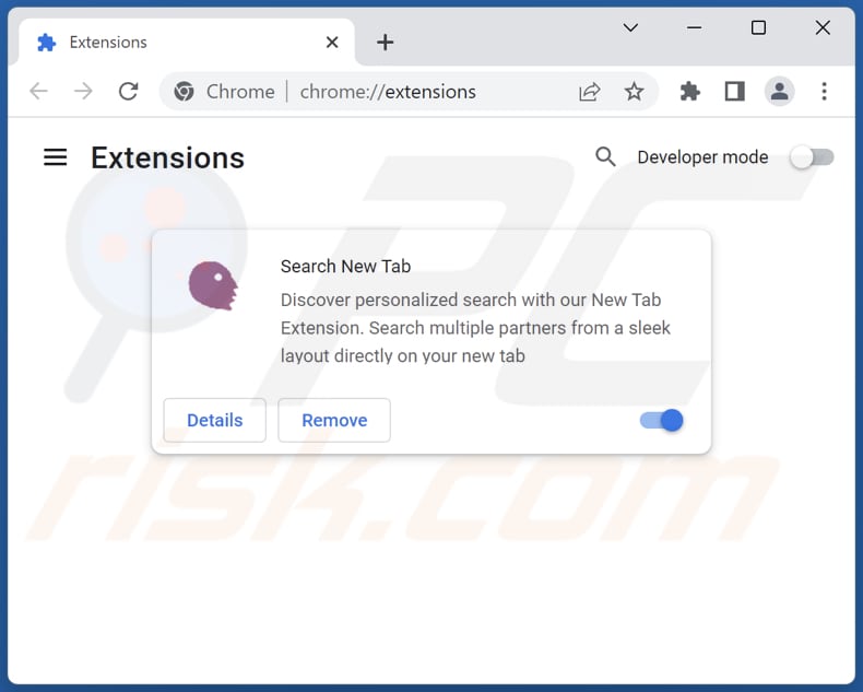 Removing askaibrowser.com related Google Chrome extensions