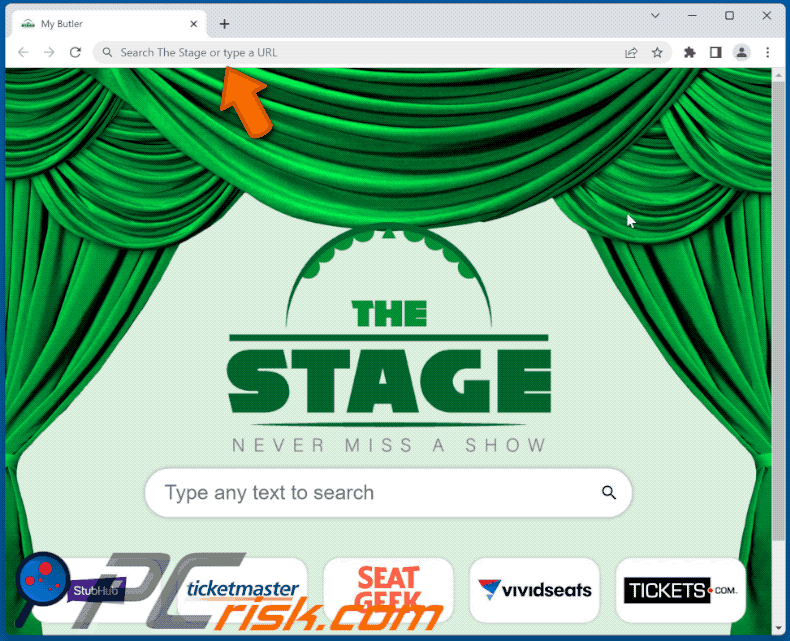 The Stage browser hijacker finddbest.co redirects to bing.com