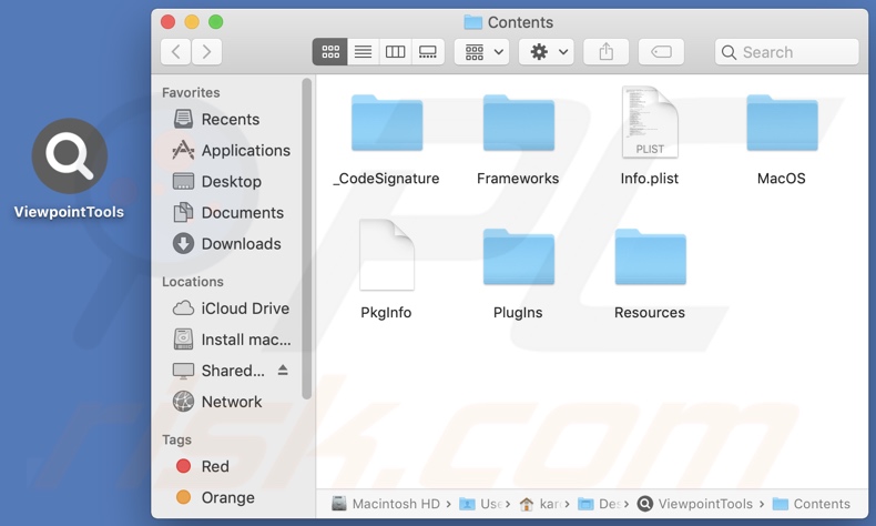 ViewpointTools adware install folder