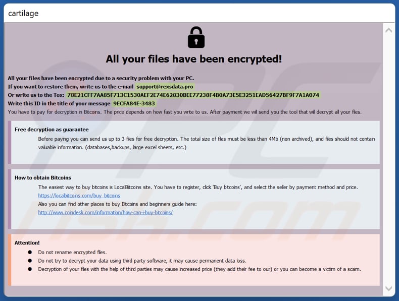 8base ransomware ransom note (info.hta)