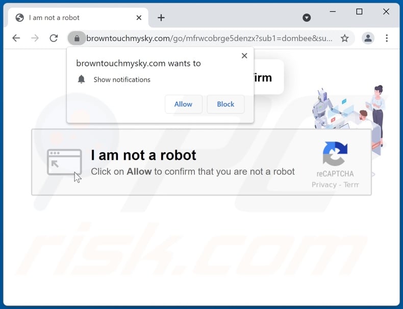 browntouchmysky[.]com pop-up redirects