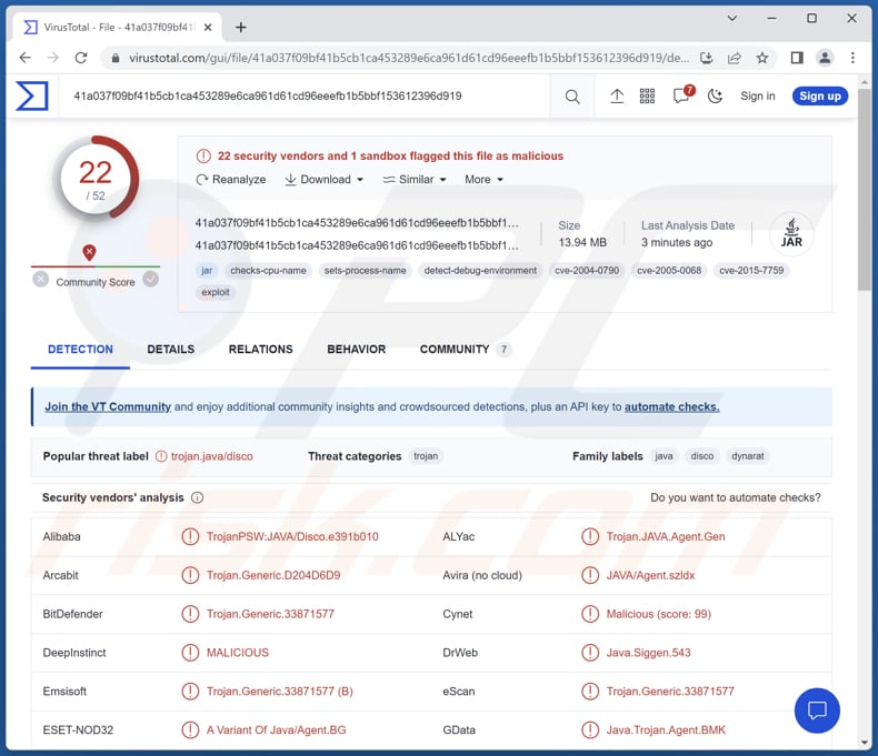 DynamicRAT malware