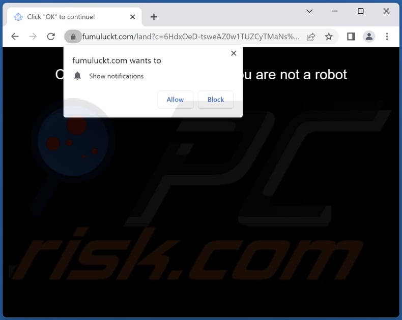 fumuluckt[.]com pop-up redirects