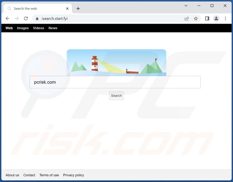 isearch.start.fyi browser hijacker