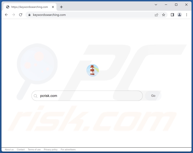 keywordssearching.com browser hijacker