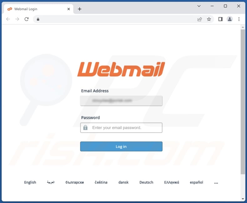 New Webmail Version scam email promoted phishing site