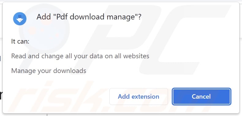 Pdf download manage adware asking for permissions