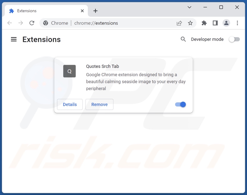 Removing fsrc-withus.com related Google Chrome extensions