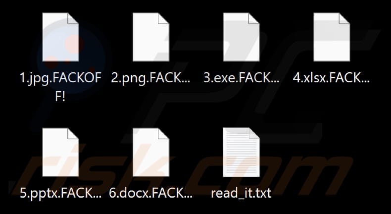 RedEnergy stealer encrypted files (.FACKOFF! extension)
