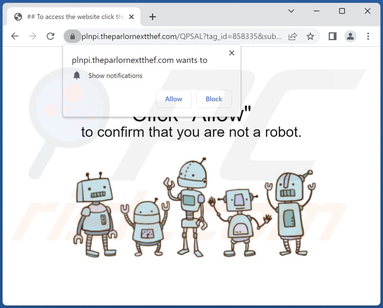theparlornextthef[.]com ads