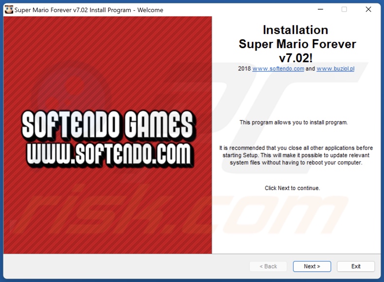 Trojanized game installer proliferating Umbral stealer (Super Mario 3)