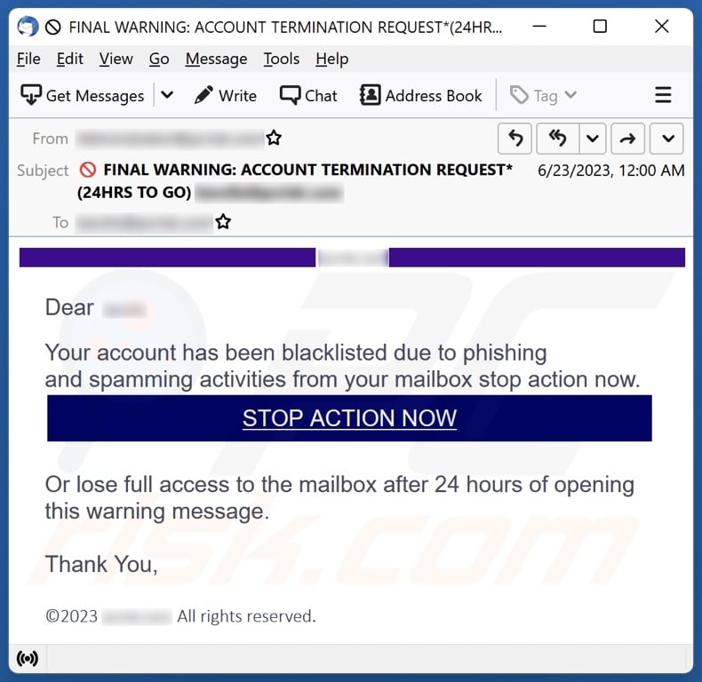 Your Account Has Been Blacklisted Due To Phishing Email Scam Removal your-account-has-been-blacklisted-due-to-phishing-email-scam-removal