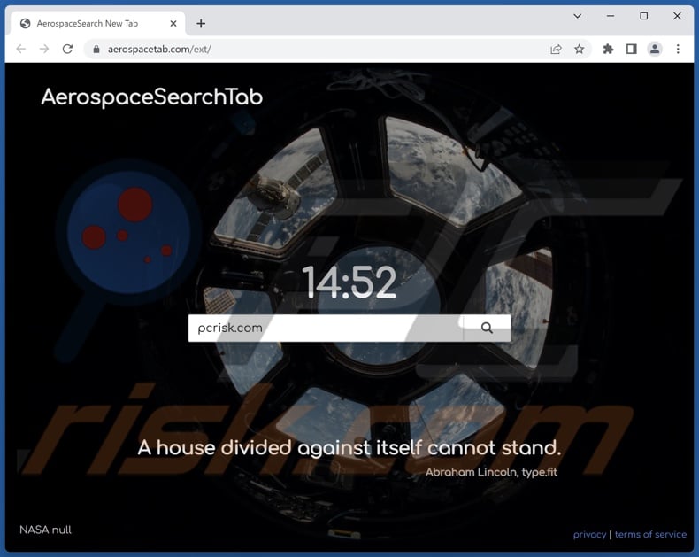 aerospacetab.com browser hijacker