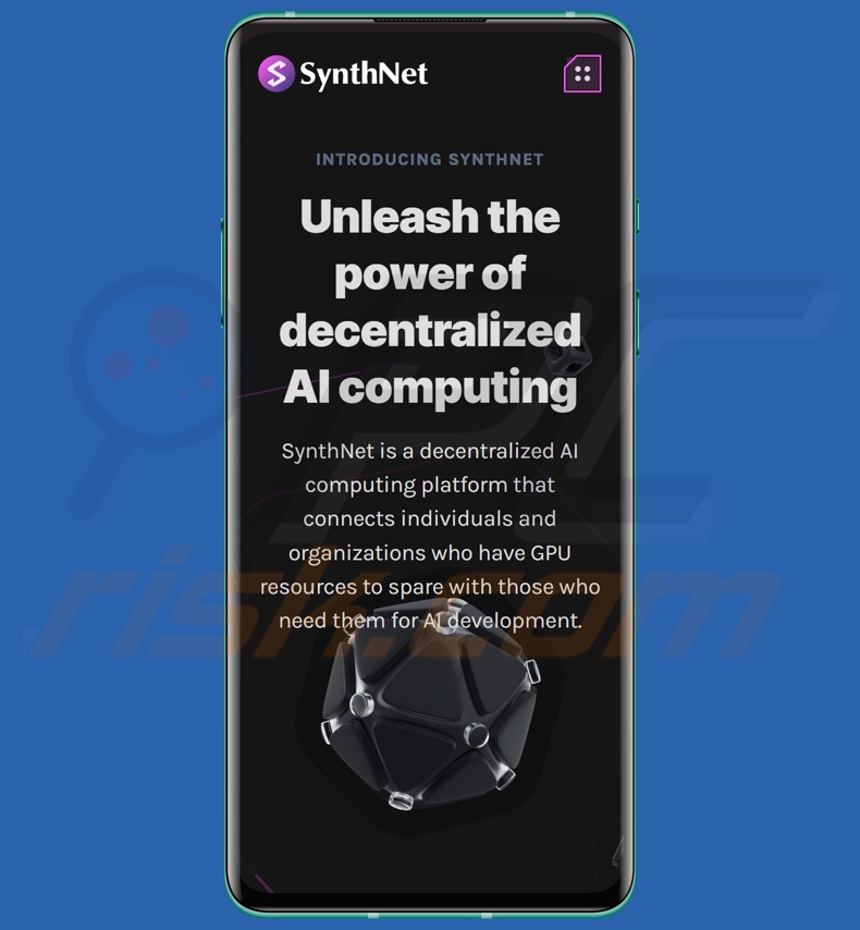 CherryBlos malware fake app appearance (SynthNet)
