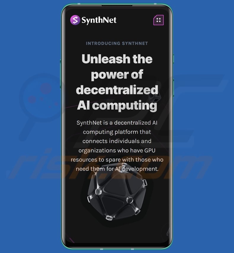 CherryBlos malware fake app appearance (SynthNet)