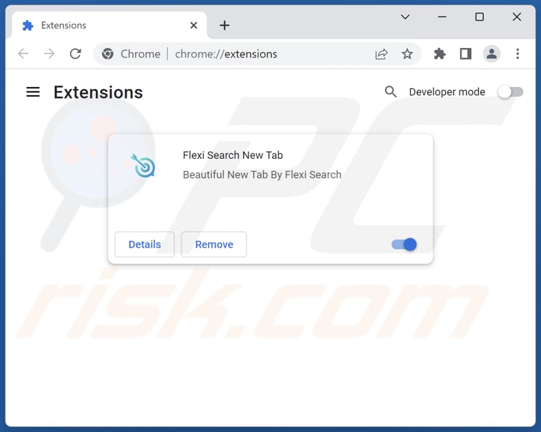 Removing searchflexi.com related Google Chrome extensions