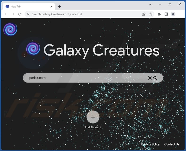 search.galaxycreature.net browser hijacker
