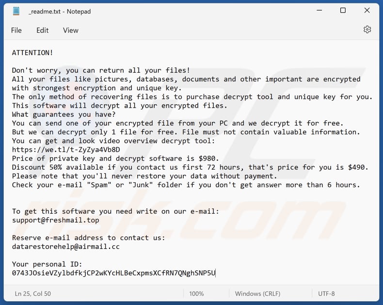 Gayn ransomware text file (_readme.txt)