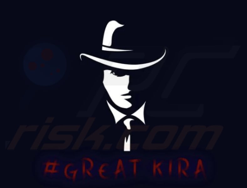 KiRa ransomware wallpaper