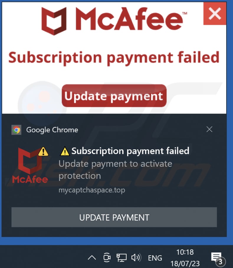 mycaptchaspace.top notification