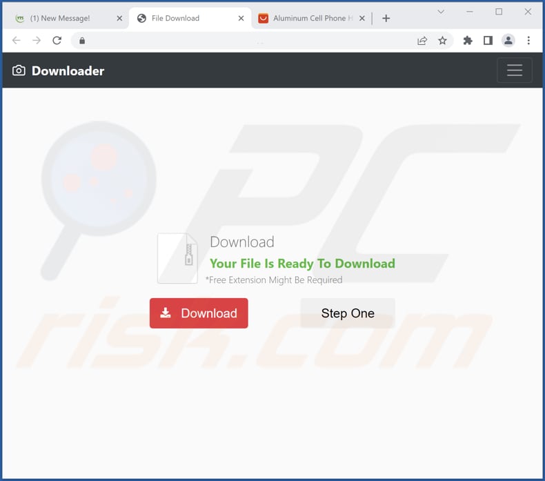Website used to promote MyToDo browser hijacker