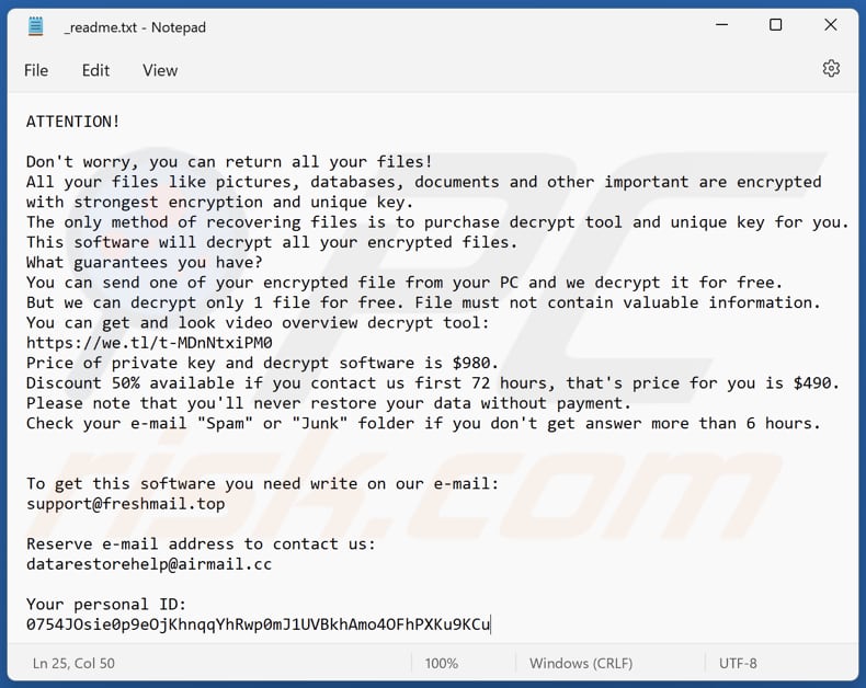 Popn ransomware text file (_readme.txt)