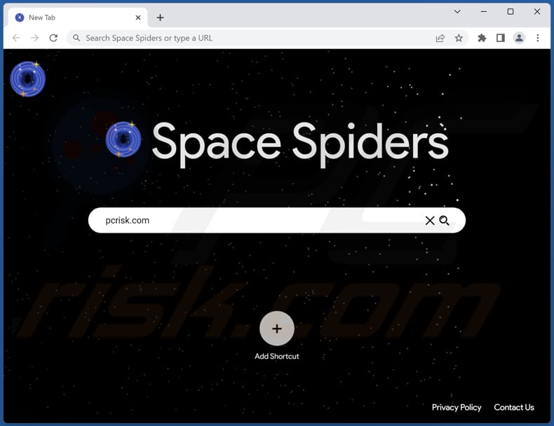 search.spacespiders.net browser hijacker