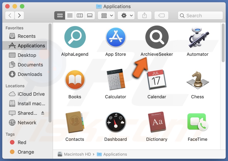 ArchieveSeeker adware