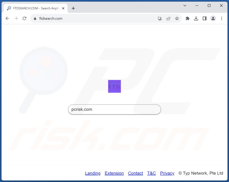ftdsearch.com browser hijacker