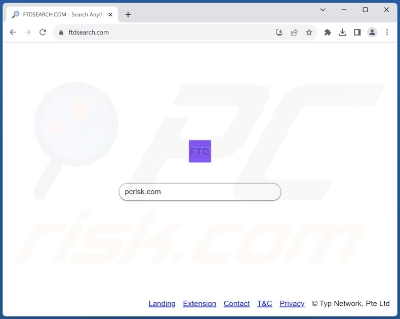 ftdsearch.com browser hijacker