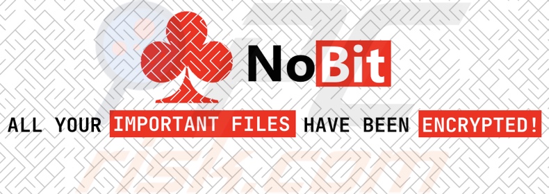 NoBit ransomware wallpaper