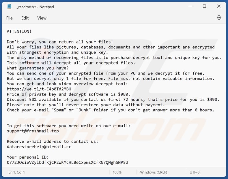 Nztt ransomware text file (_readme.txt)