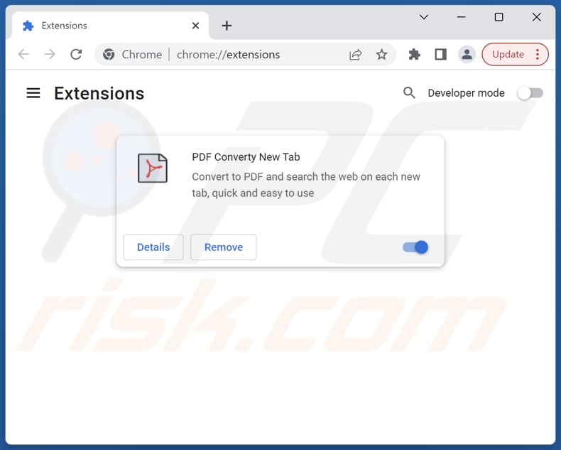 Removing feed.promisearch.com related Google Chrome extensions