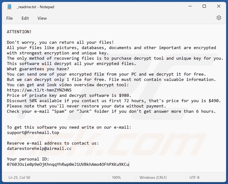 Taqw ransomware text file (_readme.txt)